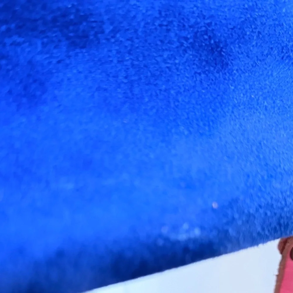 Rivet Leatherworks‎ Drawstring Convertible Backpack Cobalt Blue Pink Suede Boho